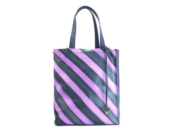 Accessories^Fluevog Shoes Adelia | Modern Tote Purple Stripe