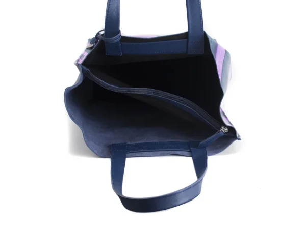 Accessories^Fluevog Shoes Adelia | Modern Tote Purple Stripe