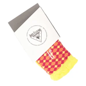 Accessories^Fluevog Shoes Adeline Vog Socks | Floral Pattern Socks Pink/Yellow