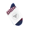 Accessories^Fluevog Shoes Adeline Vog Socks | Floral Pattern Socks Red/White