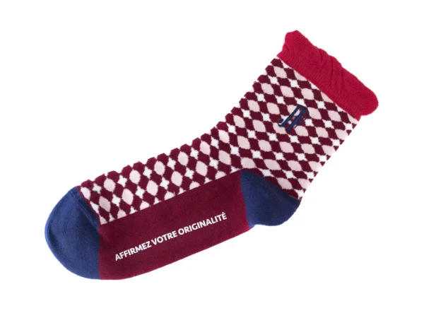 Accessories^Fluevog Shoes Adeline Vog Socks | Floral Pattern Socks Red/White