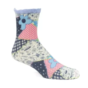 Women's^Fluevog Shoes Akira Vog Socks | Ruffle Sock Patchwork