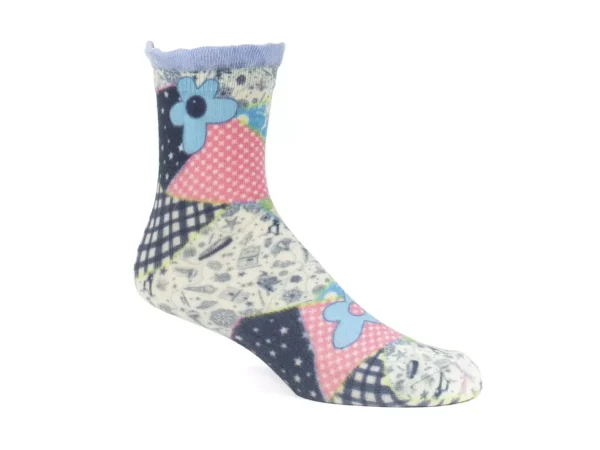 Women's^Fluevog Shoes Akira Vog Socks | Ruffle Sock Patchwork