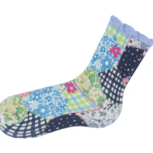Women's^Fluevog Shoes Akira Vog Socks | Ruffle Sock Patchwork