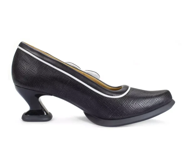 Women's^Fluevog Shoes Anodea | Heel With Side Bow Black