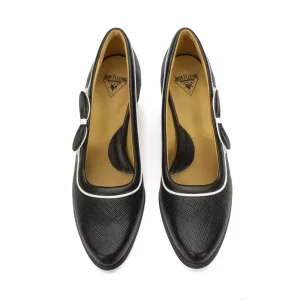 Women's^Fluevog Shoes Anodea | Heel With Side Bow Black