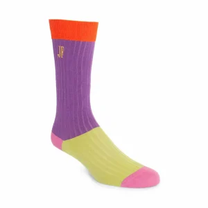 Accessories^Fluevog Shoes Archer Vog Socks | Colourblock Sock Purple