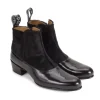 Men's^Fluevog Shoes Arthur | Zip-Up Ankle Boot Black Pony