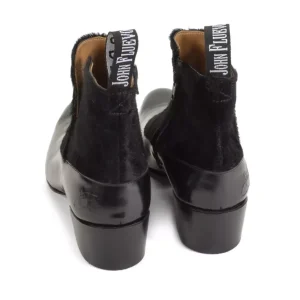 Men's^Fluevog Shoes Arthur | Zip-Up Ankle Boot Black Pony