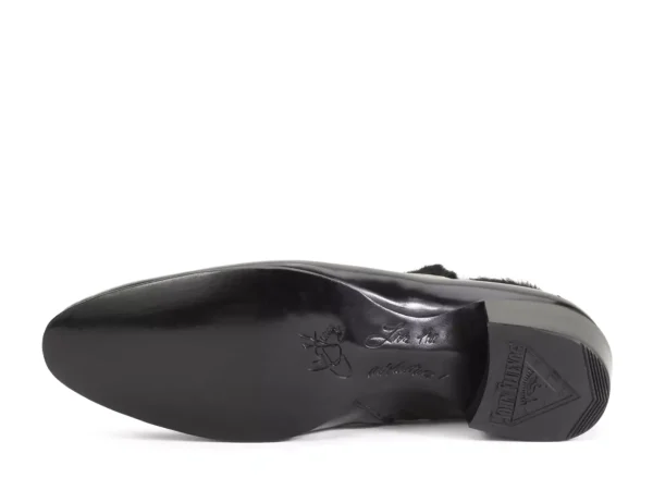 Men's^Fluevog Shoes Arthur | Zip-Up Ankle Boot Black Pony