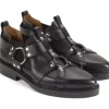 Men's^Fluevog Shoes Axel | Chelsea Shoe With Harness Black