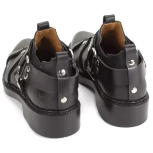 Men's^Fluevog Shoes Axel | Chelsea Shoe With Harness Black