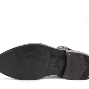 Men's^Fluevog Shoes Axel | Chelsea Shoe With Harness Black