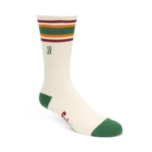Accessories^Fluevog Shoes Bandit | Colourblock Varsity Sock Cream/Green