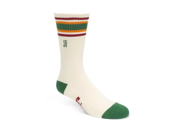 Accessories^Fluevog Shoes Bandit | Colourblock Varsity Sock Cream/Green