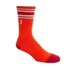 Men's^Fluevog Shoes Bandit | Colourblock Varsity Sock Red