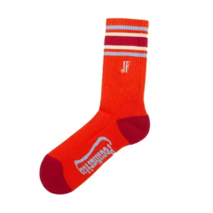 Accessories^Fluevog Shoes Bandit | Colourblock Varsity Sock Red