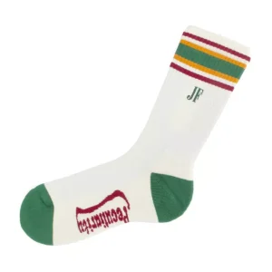 Accessories^Fluevog Shoes Bandit | Colourblock Varsity Sock Cream/Green