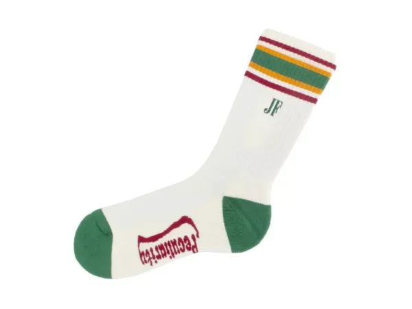 Accessories^Fluevog Shoes Bandit | Colourblock Varsity Sock Cream/Green