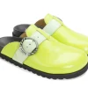 Women's^Fluevog Shoes Bean Bag | Slipper With Buckle Green