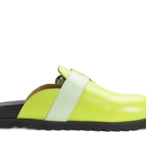 Women's^Fluevog Shoes Bean Bag | Slipper With Buckle Green
