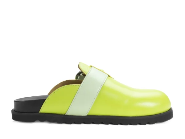 Women's^Fluevog Shoes Bean Bag | Slipper With Buckle Green