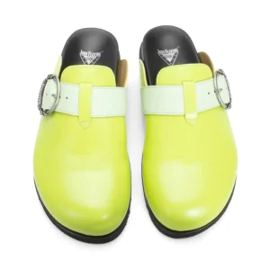 Women's^Fluevog Shoes Bean Bag | Slipper With Buckle Green