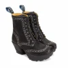 Women's^Fluevog Shoes Bebop | Lace-Up Brogue Boot Black