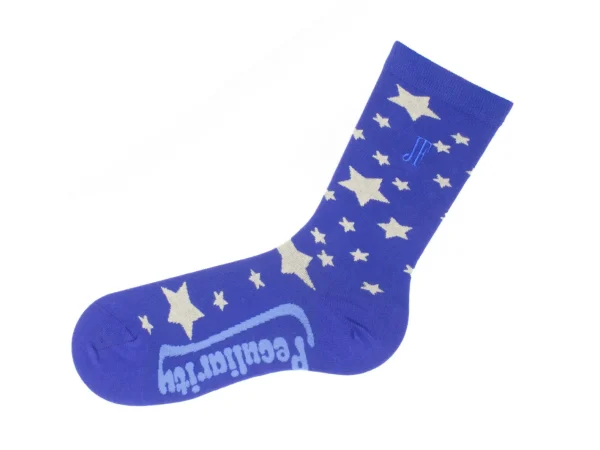 Accessories^Fluevog Shoes Bianca Vog Socks | Large Stars Sock Navy/Beige