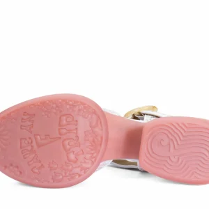 Women's^Fluevog Shoes Bridget | Leather Sandal Pink Daisy