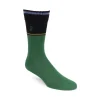 Accessories^Fluevog Shoes Citta Vog Socks | Thick Colourblock Sock Green/Black