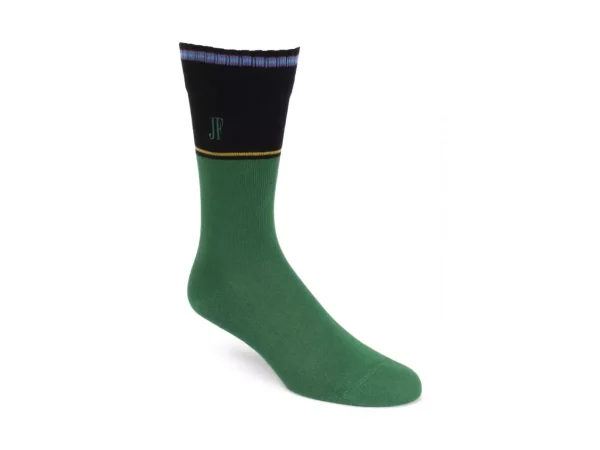 Accessories^Fluevog Shoes Citta Vog Socks | Thick Colourblock Sock Green/Black