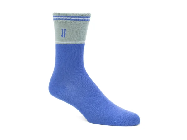 Accessories^Fluevog Shoes Citta Vog Socks | Thick Colourblock Sock Blue/Green