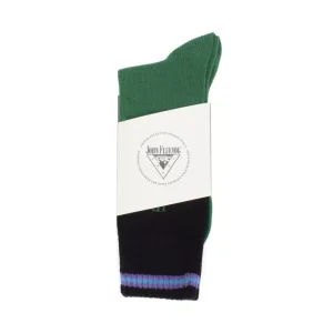 Accessories^Fluevog Shoes Citta Vog Socks | Thick Colourblock Sock Green/Black