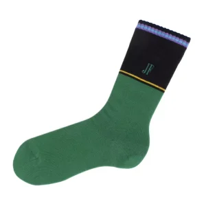 Accessories^Fluevog Shoes Citta Vog Socks | Thick Colourblock Sock Green/Black