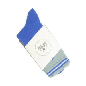 Accessories^Fluevog Shoes Citta Vog Socks | Thick Colourblock Sock Blue/Green