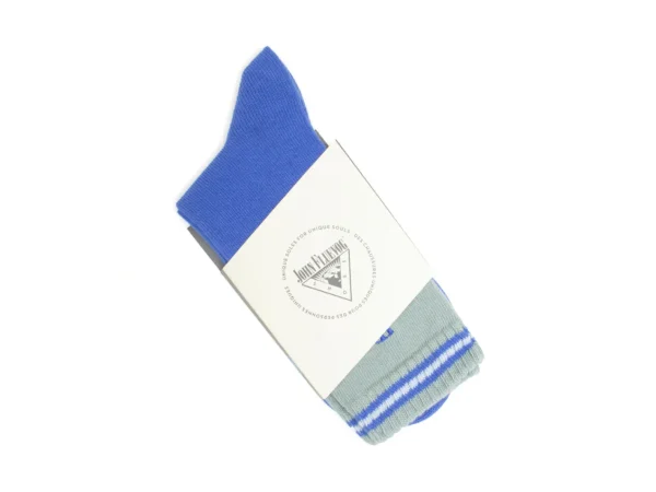 Accessories^Fluevog Shoes Citta Vog Socks | Thick Colourblock Sock Blue/Green
