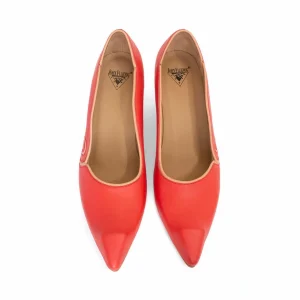Women's^Fluevog Shoes Clara | Leather Swirl Pump Red