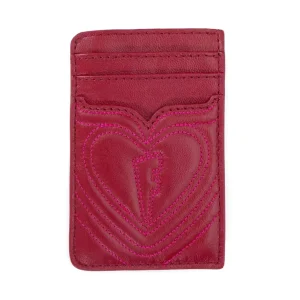 Men's^Fluevog Shoes Coco | Puffy Cardholder Red/Pink