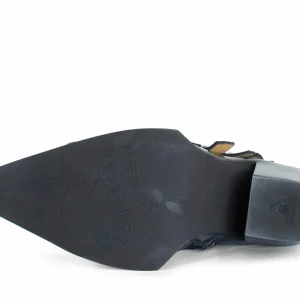 Women's^Fluevog Shoes Conceptual Cookie | Zip-Up Ankle Boot With Buckles Black