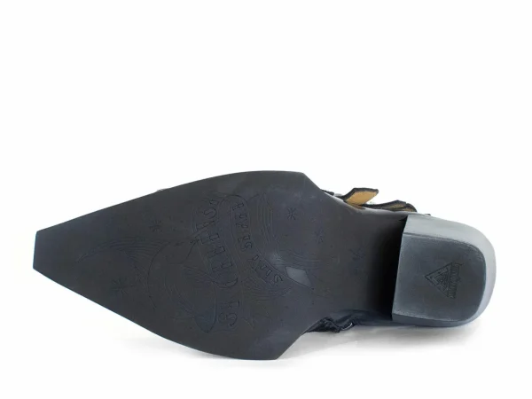 Women's^Fluevog Shoes Conceptual Cookie | Zip-Up Ankle Boot With Buckles Black