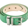 Accessories^Fluevog Shoes Croft Belt | Star-Studded Leather Belt Green