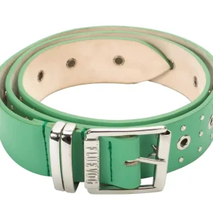 Accessories^Fluevog Shoes Croft Belt | Star-Studded Leather Belt Green