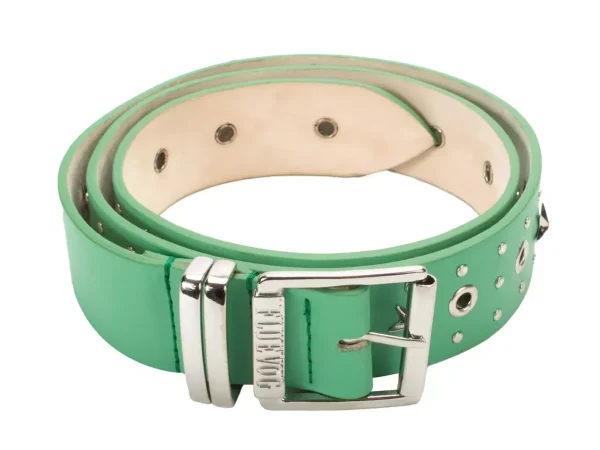 Accessories^Fluevog Shoes Croft Belt | Star-Studded Leather Belt Green