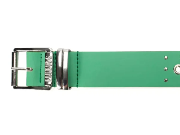 Accessories^Fluevog Shoes Croft Belt | Star-Studded Leather Belt Green