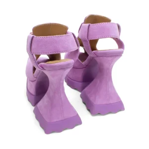 Women's^Fluevog Shoes Daisy | T-Strap Platform Heel Purple