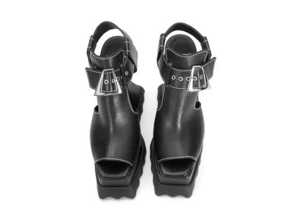 Women's^Fluevog Shoes Daisy | T-Strap Platform Heel Black