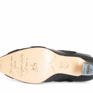 Women's^Fluevog Shoes De La Cruz | Embroidered Lace-Up Boot Black