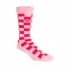 Accessories^Fluevog Shoes Diego Vog Socks | Checkered Sock Pink/Red