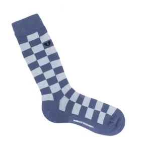 Accessories^Fluevog Shoes Diego Vog Socks | Checkered Sock Blue Combo